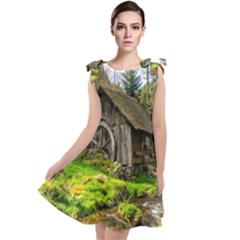 Landscape # 3 The Shed Tie Up Tunic Dress