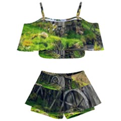 Landscape # 3 The Shed Kids  Off Shoulder Skirt Bikini