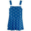 Quebec French Royal Fleur De Lys Elegant Pattern Blue Blue Quebec Fleur De Lys Pattern Blue Kids  Layered Skirt Swimsuit View1