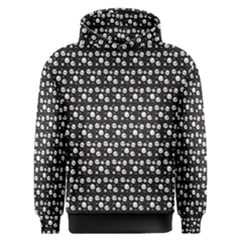 Pattern Skull Bones Halloween Gothic On Black Background Men s Overhead Hoodie by genx