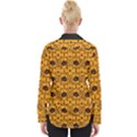 Pattern Pumpkin Spider Vintage Halloween Gothic orange and black Womens Long Sleeve Shirt View2