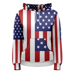 Us Flag Stars And Stripes Maga Women s Pullover Hoodie by snek