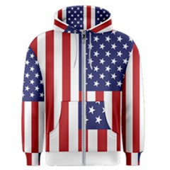 Us Flag Stars And Stripes Maga Men s Zipper Hoodie by snek