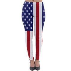 Us Flag Stars And Stripes Maga Lightweight Velour Leggings by snek