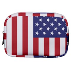 Us Flag Stars And Stripes Maga Make Up Pouch (small) by snek