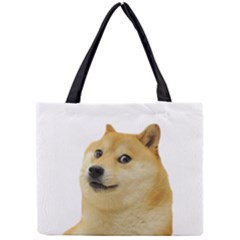 White Doge Meme Alone13k Cowcowshirt Black 15 10 10 100 Mini Tote Bag by snek