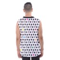 Boston Terrier Dog Pattern with rainbow and black polka dots Men s Basketball Tank Top View2