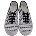 Boston Terrier Dog Pattern with rainbow and black polka dots Men s Classic Low Top Sneakers View1