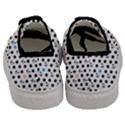 Boston Terrier Dog Pattern with rainbow and black polka dots Men s Classic Low Top Sneakers View4