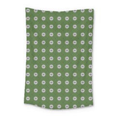 Logo Kekistan Pattern Elegant With Lines On Green Background Small Tapestry by snek