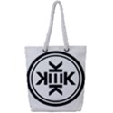 Official Logo Kekistan Circle Black and White Full Print Rope Handle Tote (Small) View1