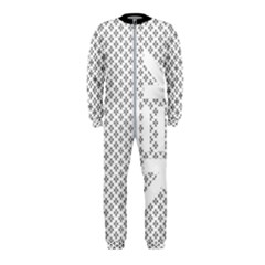 Logo Kek Pattern Black And White Kekistan Onepiece Jumpsuit (kids) by snek