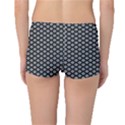 Logo Kek Pattern Black and White Kekistan black background Boyleg Bikini Bottoms View2