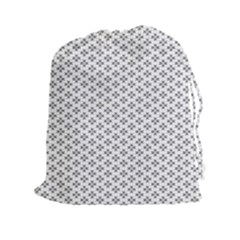 Logo Kek Pattern Black And White Kekistan White Background Drawstring Pouch (xxl) by snek