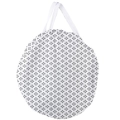 Logo Kek Pattern Black And White Kekistan White Background Giant Round Zipper Tote by snek