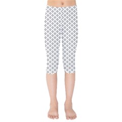 Logo Kek Pattern Black And White Kekistan White Background Kids  Capri Leggings  by snek