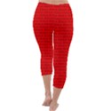 MAGA Make America Great AGAIN USA Pattern Red Capri Winter Leggings  View4