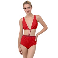 Maga Make America Great Again Usa Pattern Red Tied Up Two Piece Swimsuit by snek