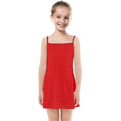 Maga Make America Great Again Usa Pattern Red Kids Summer Sun Dress by snek