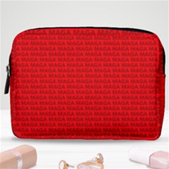 Maga Make America Great Again Usa Pattern Red Make Up Pouch (medium) by snek