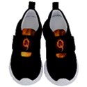 QAnon Letter Q Fire effect WWGOWGA WWG1WGA Velcro Strap Shoes View1