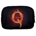 QAnon Letter Q Fire effect WWGOWGA WWG1WGA Make Up Pouch (Small) View2