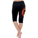 QAnon Letter Q Fire effect WWGOWGA WWG1WGA Lightweight Velour Cropped Yoga Leggings View4