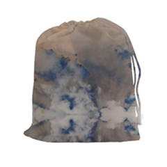 Deep Time Clouds Drawstring Pouch (xxl) by LoolyElzayat