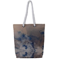 Deep Time Clouds Full Print Rope Handle Tote (small) by LoolyElzayat