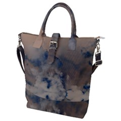 Deep Time Clouds Buckle Top Tote Bag