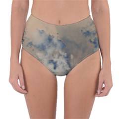 Deep Time Clouds Reversible High-waist Bikini Bottoms by LoolyElzayat