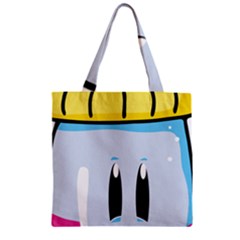 Purp Baby Bottle Zipper Grocery Tote Bag