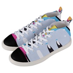 Purp Baby Bottle Men s Mid-top Canvas Sneakers by grimelab