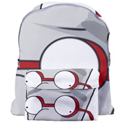 Purple Cup Nerd Giant Full Print Backpack by grimelab