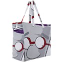 Purple Cup Nerd Canvas Travel Bag View3