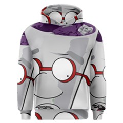 Purple Cup Nerd Men s Overhead Hoodie