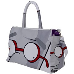 Purple Cup Nerd Duffel Travel Bag