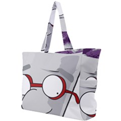 Purple Cup Nerd Simple Shoulder Bag