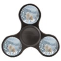 Wonderful Arctic Wolf In The Winter Landscape Finger Spinner View1