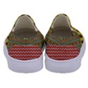 Dark Khaki Turkey Day Pattern Kids  Canvas Slip Ons View4