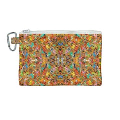 New Stuff 2-2 Canvas Cosmetic Bag (medium) by ArtworkByPatrick