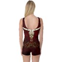 Awesome Cow Skeleton One Piece Boyleg Swimsuit View2