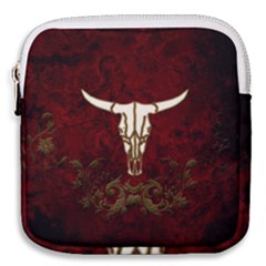 Awesome Cow Skeleton Mini Square Pouch by FantasyWorld7