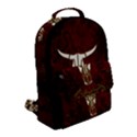 Awesome Cow Skeleton Flap Pocket Backpack (Small) View2