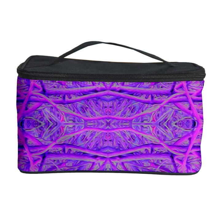 Hot Pink And Purple Abstract Branch Pattern Cosmetic Storage