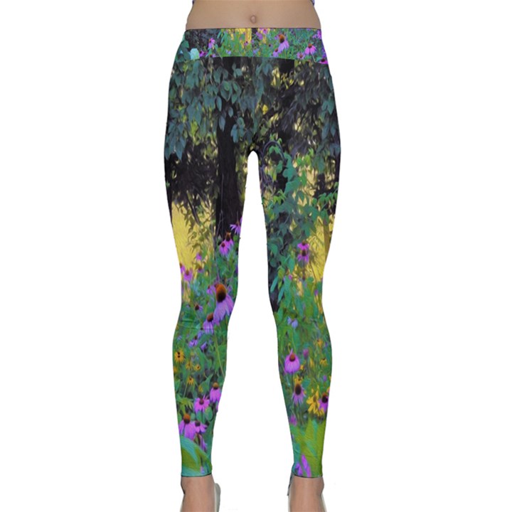 Hazy Morning Sunrise In My Rubio Garden Classic Yoga Leggings