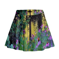 Hazy Morning Sunrise In My Rubio Garden Mini Flare Skirt by myrubiogarden