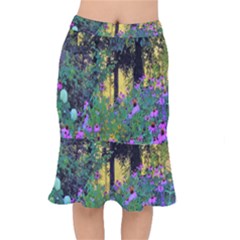 Hazy Morning Sunrise In My Rubio Garden Mermaid Skirt by myrubiogarden