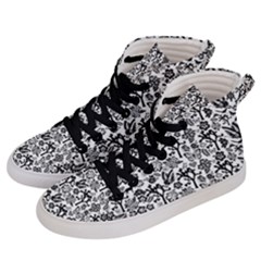 Joshua Tree Heart Of The Hi-desert Men s Hi-top Skate Sneakers by JoshuaTreeClothingCo