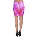 Fiery Hot Pink And Yellow Cactus Dahlia Flower Bodycon Skirt View2